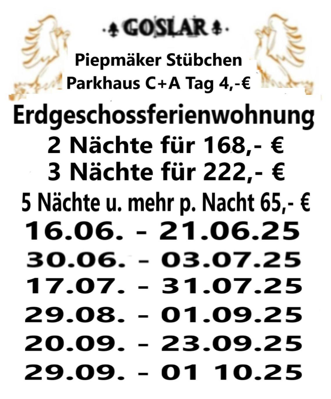Апартаменты Piepmaeker Stuebchen Гослар Экстерьер фото